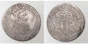 1/4 Thaler Polish-Lithuanian Commonwealth (1569-1795) / Gdansk  (1454-1793) 銀 Sigismund III of Poland