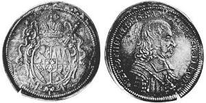 1/4 Thaler Prince-Bishopric of Bamberg (1245–1802) 銀 