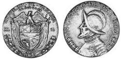 1/4 Бальбоа Республика Панама Серебро Нуньес де Бальбоа, Васко (1475 – 1519)