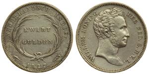 1/4 Гульден Королевство Нидерланды (1815 - ) Серебро 