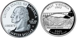 1/4 Долар США (1776 - ) Срібло Джордж Вашингтон