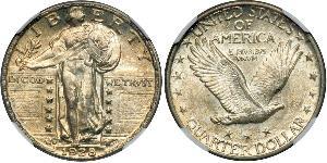 1/4 Долар США (1776 - ) Срібло 