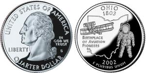 1/4 Долар США (1776 - ) Срібло Джордж Вашингтон