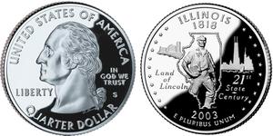 1/4 Долар США (1776 - ) Срібло Джордж Вашингтон