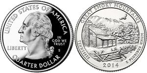 1/4 Долар США (1776 - ) Срібло Джордж Вашингтон