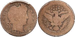 1/4 Долар / 25 Цент США (1776 - ) Мідь/Срібло 