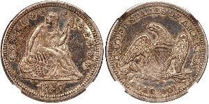 1/4 Долар / 25 Цент США (1776 - ) Мідь/Срібло 