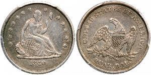 1/4 Долар / 25 Цент США (1776 - ) Мідь/Срібло 