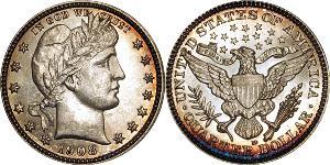 1/4 Долар / 25 Цент США (1776 - ) Мідь/Срібло 