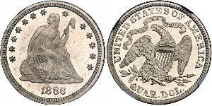 1/4 Долар / 25 Цент США (1776 - ) Срібло 