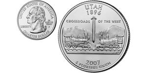 1/4 Доллар США (1776 - ) Никель/Медь Джордж Вашингтон