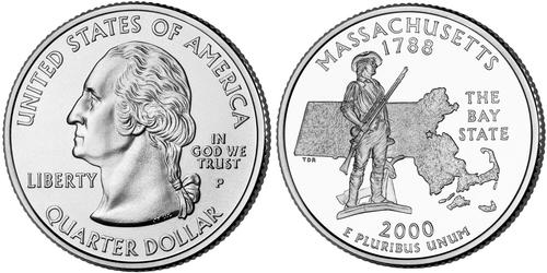1/4 Доллар США (1776 - ) Никель/Медь 