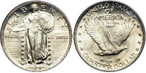 1/4 Доллар США (1776 - ) Серебро 