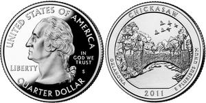 1/4 Доллар США (1776 - ) Серебро Джордж Вашингтон
