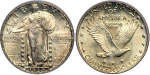 1/4 Доллар США (1776 - ) Серебро 
