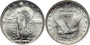 1/4 Доллар США (1776 - ) Серебро 