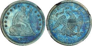 1/4 Доллар / 25 Цент США (1776 - ) Серебро 