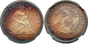 1/4 Доллар / 25 Цент США (1776 - ) Серебро 