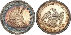 1/4 Доллар / 25 Цент США (1776 - ) Серебро/Медь 