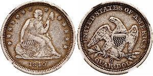 1/4 Доллар / 25 Цент США (1776 - ) Серебро/Медь 
