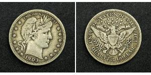 1/4 Доллар / 25 Цент США (1776 - ) Серебро/Медь 