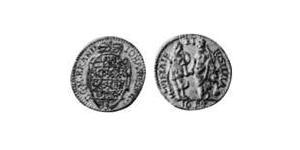 1/4 Дукат Ансбах (1398–1792) Золото John Frederick, Margrave of Brandenburg-Ansbach (1654 – 1686)