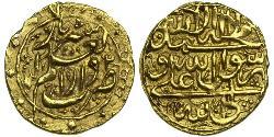 1/4 Мухр Іран / Династія Зендів (1750-1794) Золото Karim Khan Zand (1705- 1779)