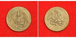 1/4 Реал Second Federal Republic of Mexico (1846 - 1863) Мідь 