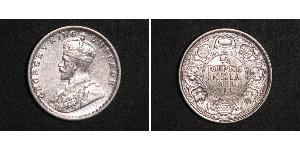 1/4 Рупия Британская Индия (1858-1947) Серебро Георг V (1865-1936)