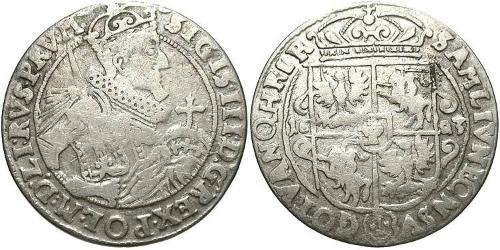 1/4 Талер Речь Посполитая (1569-1795) Серебро Сигизмунд III