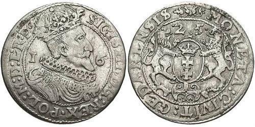 1/4 Талер Данциг/Гданьск  (1454-1793) / Річ Посполита (1569-1795) Срібло Сигизмунд III