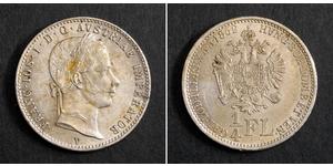 1/4 Флорин Австрийская империя (1804-1867) Серебро 