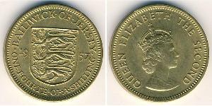 1/4 Шилінг Джерсі (1066 - ) Нікель/Латунь Єлизавета II (1926-2022)