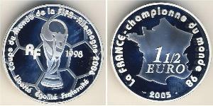 1.5 Euro France Argent 