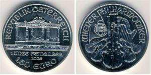1,5 Euro Republic of Austria (1955 - ) Argento 