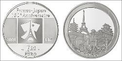 1.5 Euro Quinta República Francesa (1958 - ) Plata 