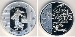 1.5 Euro 法蘭西第五共和國 銀 