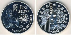 1.5 Euro 法蘭西第五共和國 銀 