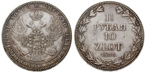 1.5 Ruble / 10 Zloty   