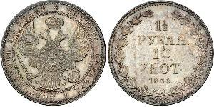 1.5 Rublo / 10 Zloty   