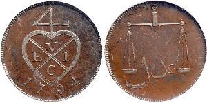 1.5 Пайса Індія (1950 - ) Мідь 