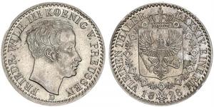 1/6 Thaler Royaume de Prusse (1701-1918) Argent Frédéric-Guillaume III de Prusse (1770 -1840)