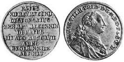 1/6 Thaler Principato di Ansbach (1398–1792) Argento Carlo Guglielmo Federico di Brandeburgo-Ansbach(1712 – 1757)