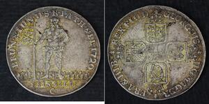 1/6 Thaler Stati federali della Germania Argento 