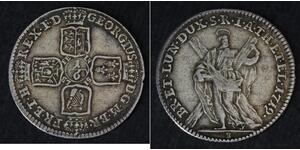 1/6 Thaler Stati federali della Germania Argento 