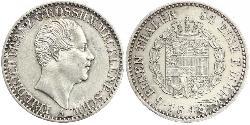 1/6 Thaler States of Germany Plata 