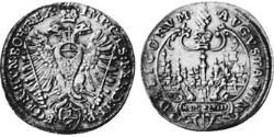 1/6 Thaler Augsburg (1276 - 1803) Silber Ferdinand II. (HRR)(1578 -1637)