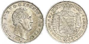 1/6 Thaler Königreich Sachsen (1806 - 1918) Silber Friedrich August II. (Sachsen)