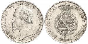 1/6 Thaler Sachsen-Coburg und Gotha (Herzogtum) (1826-1920) Silber Ernst II. (Sachsen-Coburg und Gotha)