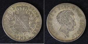 1/6 Thaler States of Germany Silber 